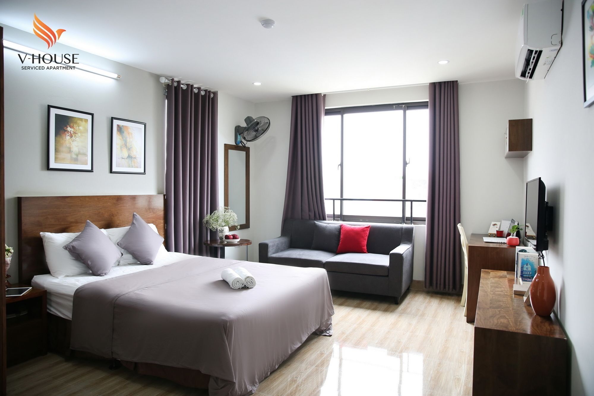 V House 6 Serviced Apartment Ханой Экстерьер фото